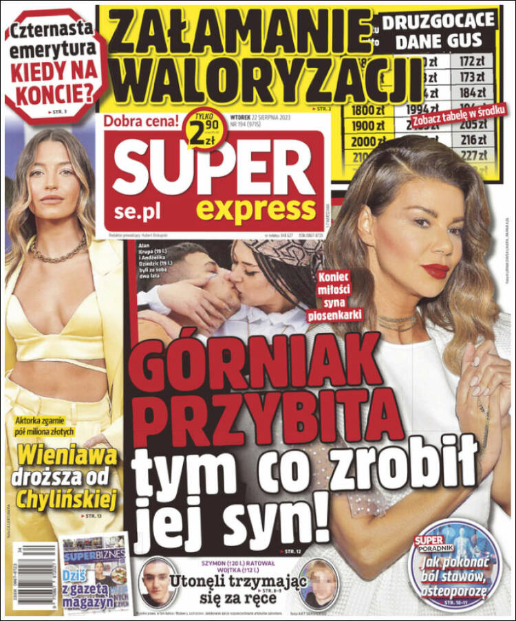 Portada de Super Express (Polonia)