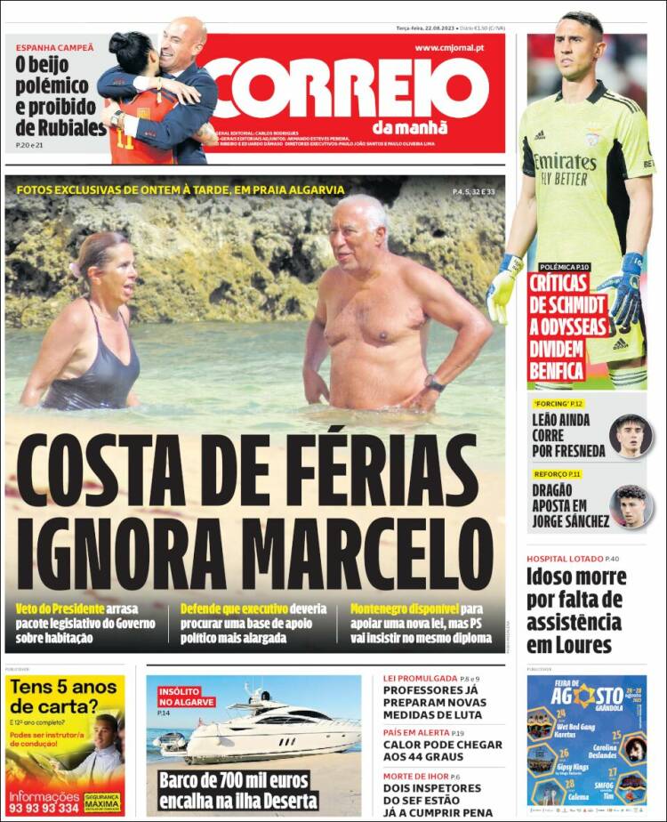 Portada de Correio da Manhã (Portugal)