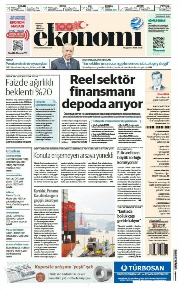 Portada de Dünya (Turqu&iacute;a)