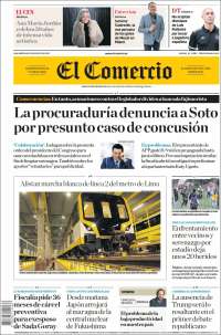 Portada de El Comercio (Perú)