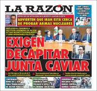 Portada de La Razón (Perú)