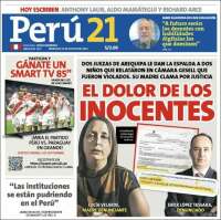 Portada de Perú 21 (Perú)