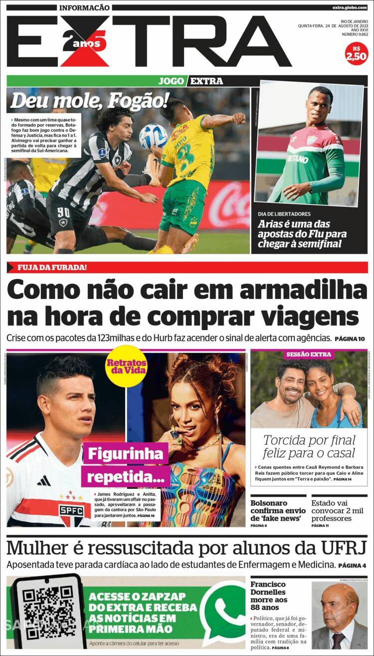Portada de Extra (Brasil)
