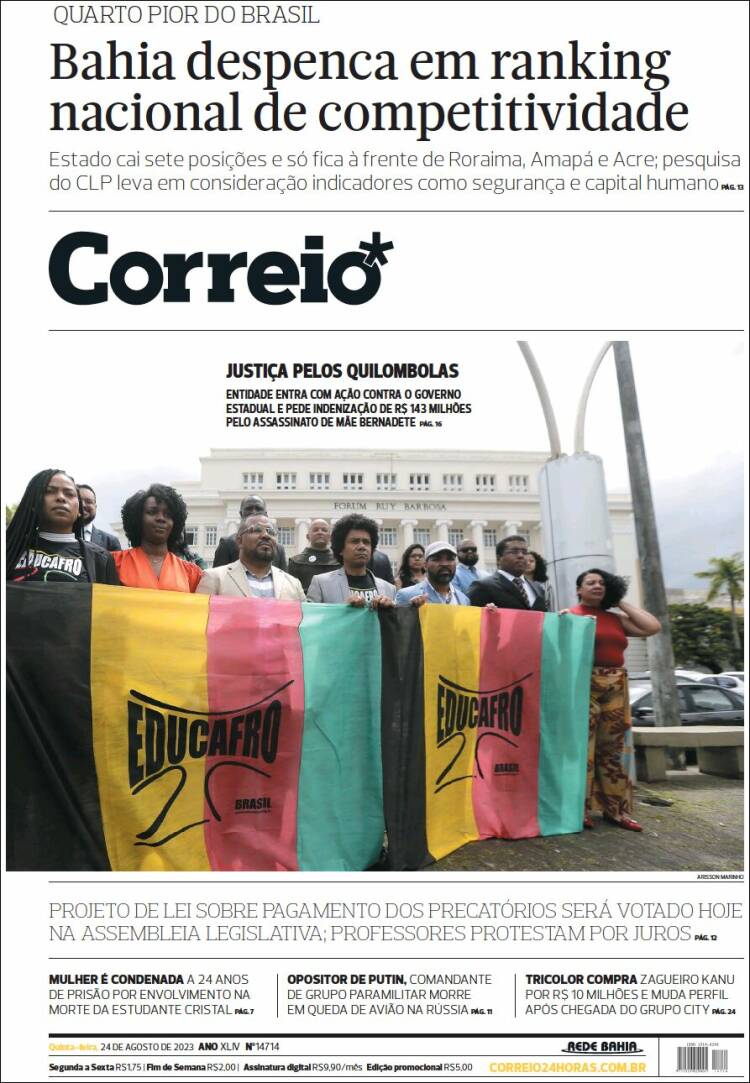 Portada de Correio* (Brasil)
