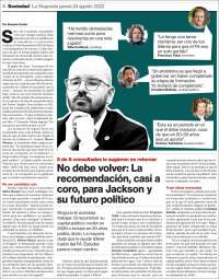 Portada de La Segunda (Chile)