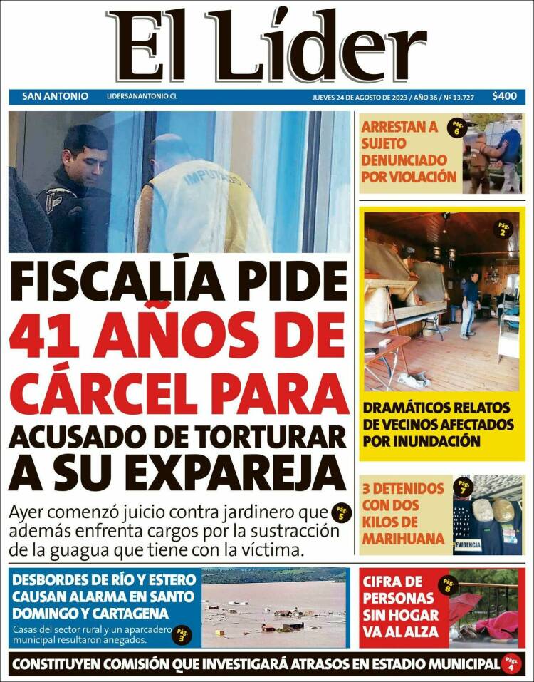 Portada de Lider de San Antonio (Chile)