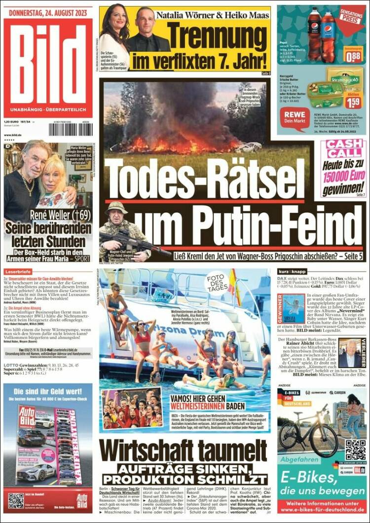 Portada de Bild (Alemania)