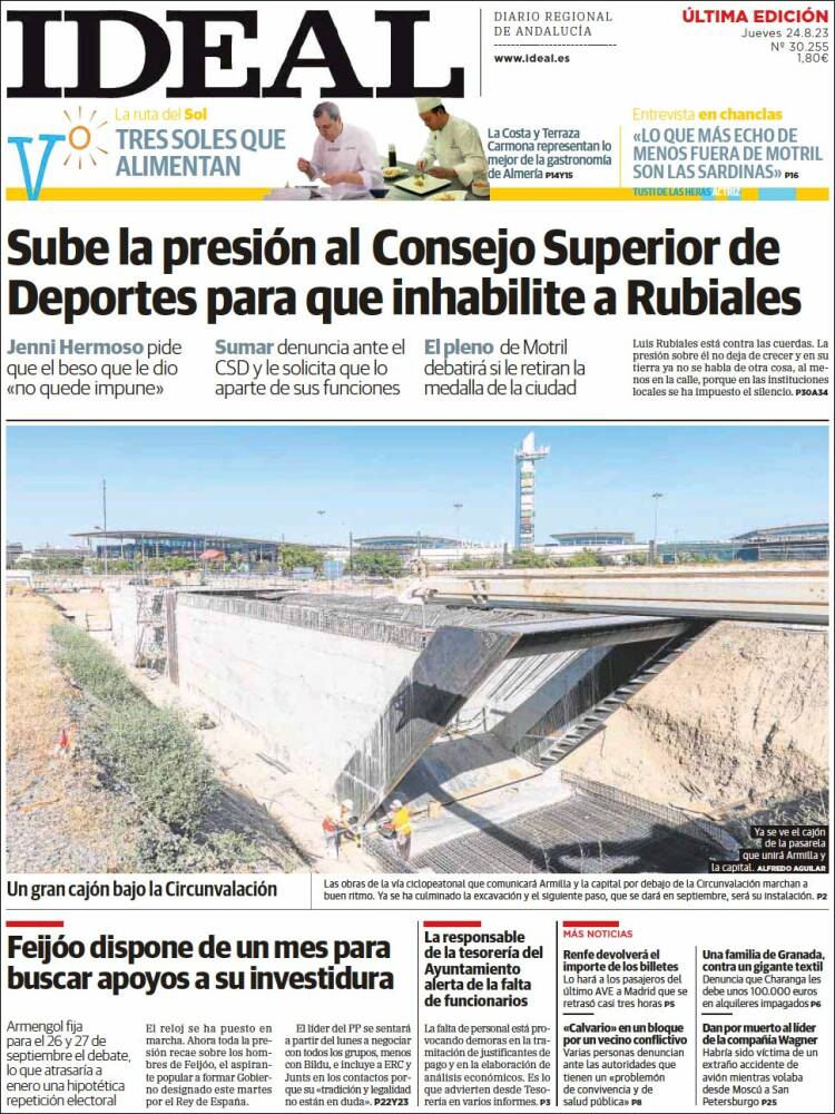 Portada de Ideal (Espa&ntilde;a)