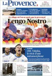 Portada de La Provence (Francia)