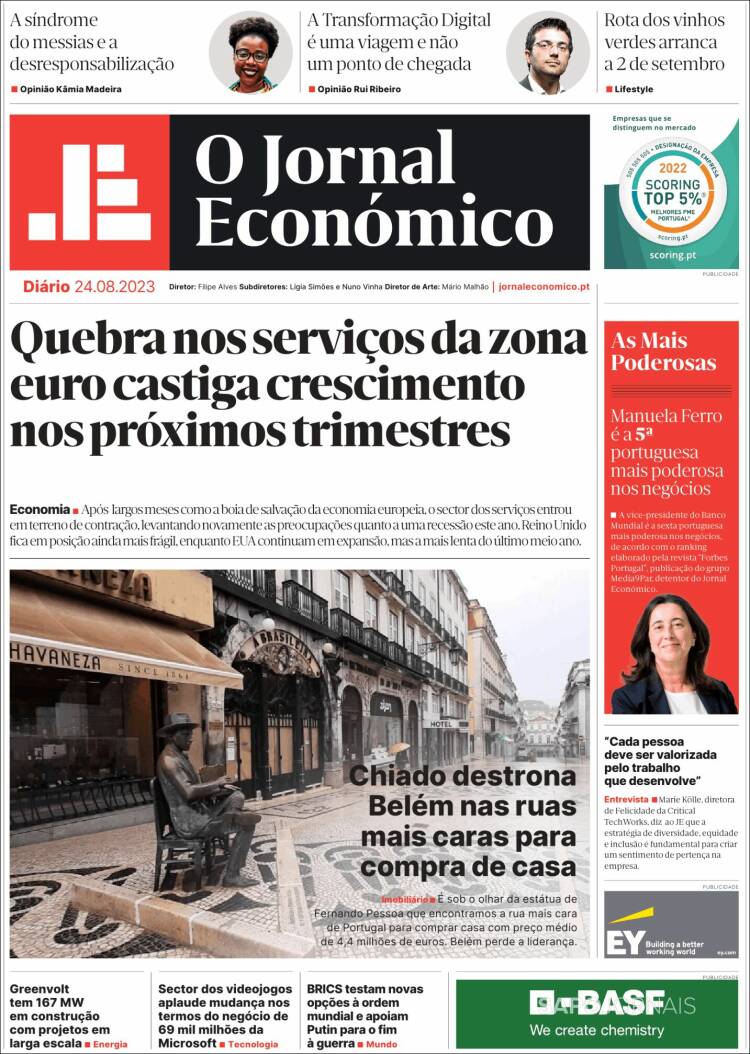 Portada de Oje (Portugal)