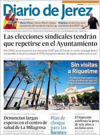 Portada de Diario de Jerez (España)