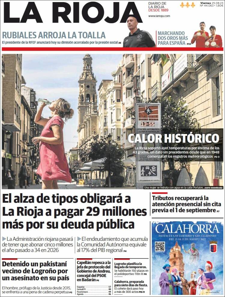 Portada de La Rioja (España)