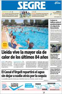 Portada de Segre  (España)
