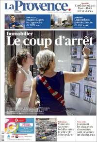 Portada de La Provence (Francia)