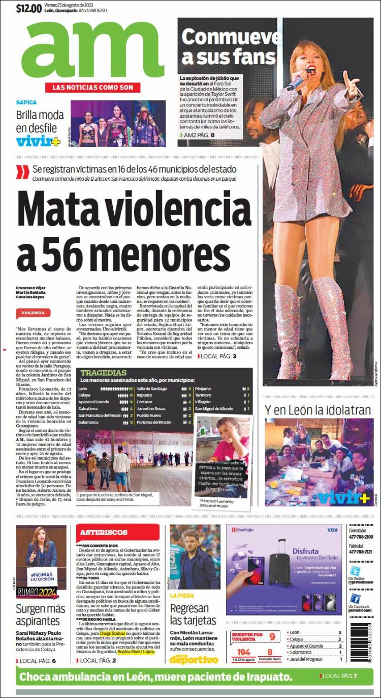 Portada de Al Día A.M. (M&eacute;xico)