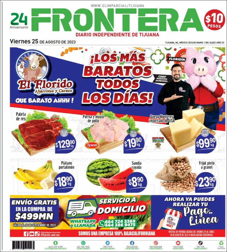 Portada de Frontera (M&eacute;xico)