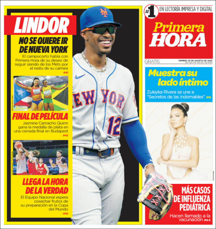 Portada de Primera Hora (Puerto Rico)