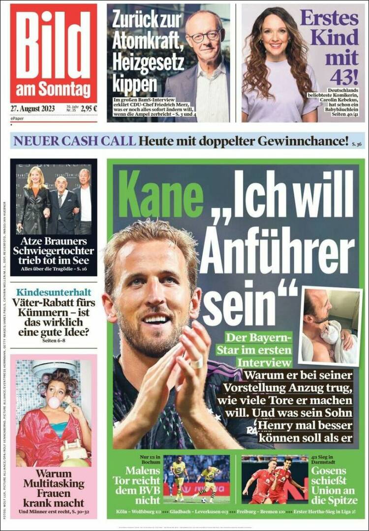 Portada de Bild (Alemania)
