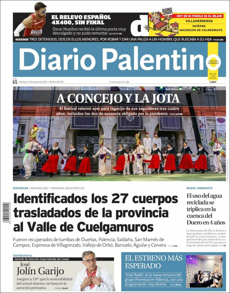 Portada de Diario Palentino (Espa&ntilde;a)
