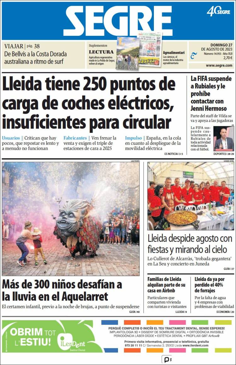 Portada de Segre  (Espa&ntilde;a)