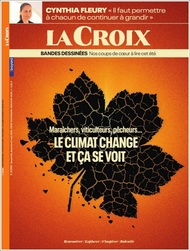 Portada de La Croix (Francia)