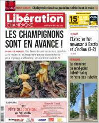Portada de Libération Champagne (Francia)