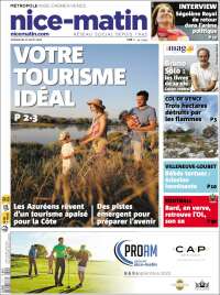 Portada de Nice-Matin (Francia)