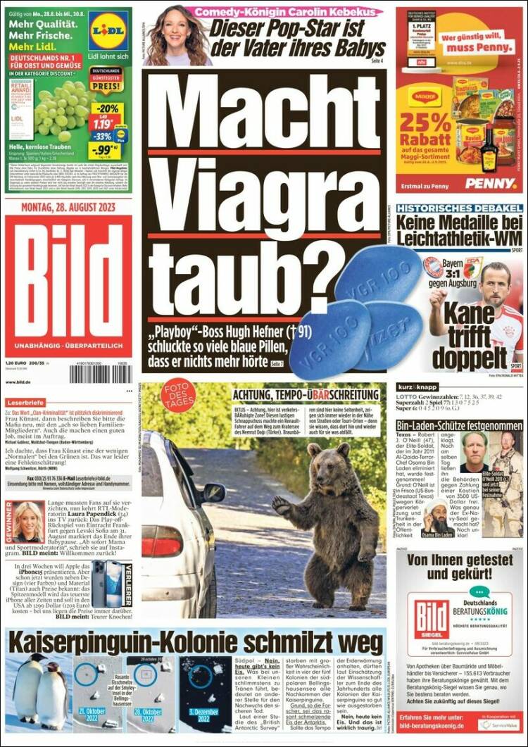 Portada de Bild (Alemania)