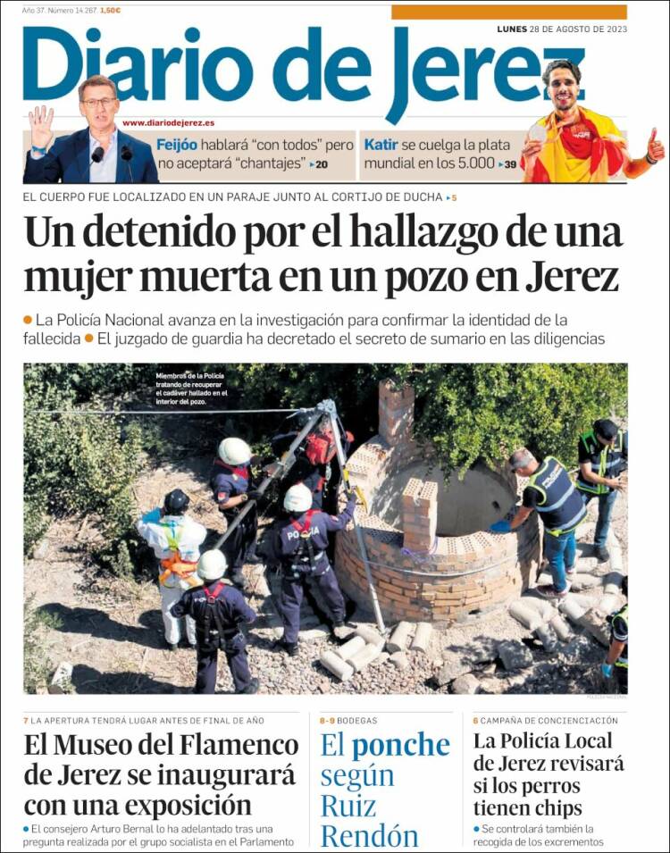 Portada de Diario de Jerez (España)