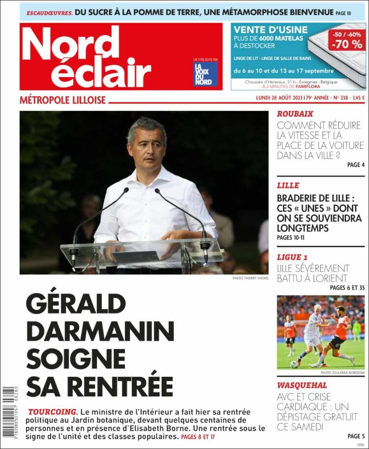 Portada de Nord Éclair (Francia)
