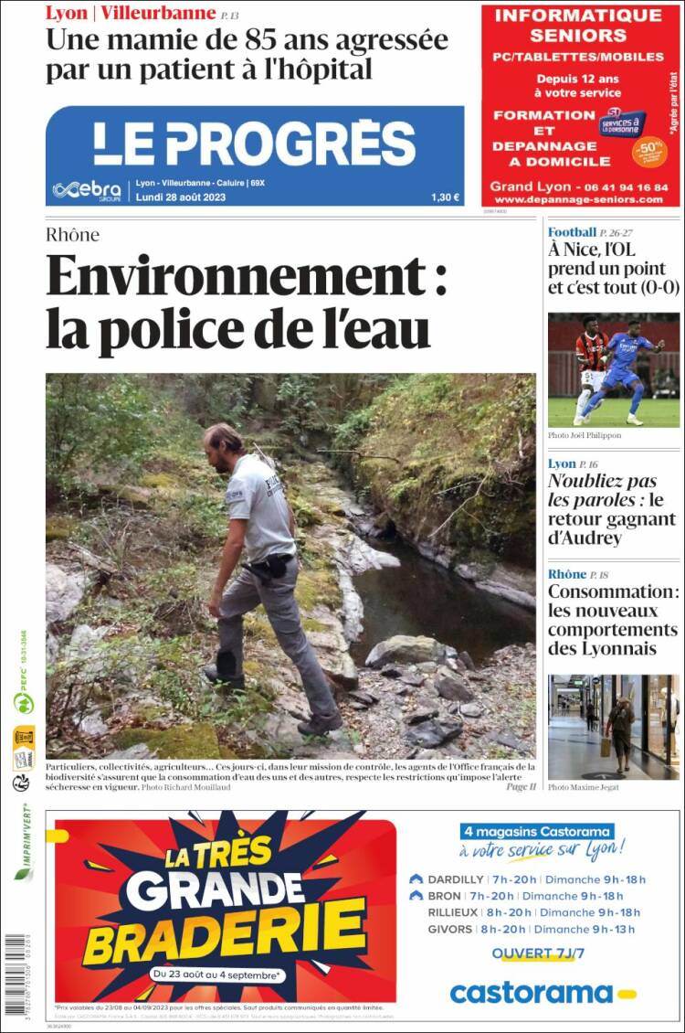 Portada de Progres de Fecamp (Francia)