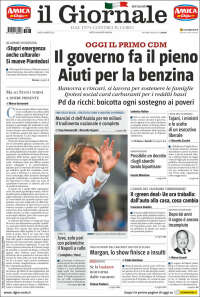 Portada de il Giornale (Italia)
