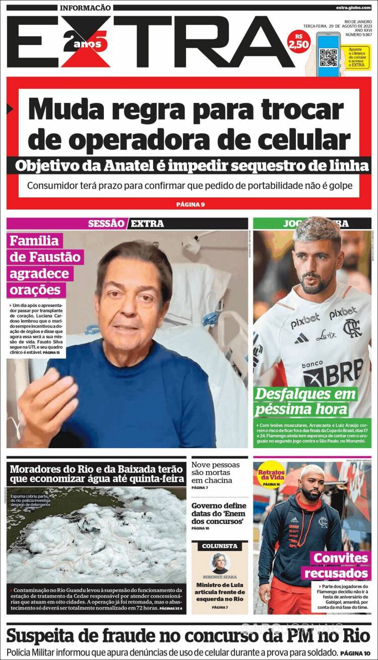 Portada de Extra (Brasil)