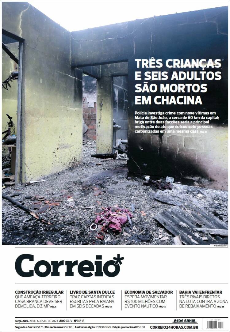 Portada de Correio* (Brasil)