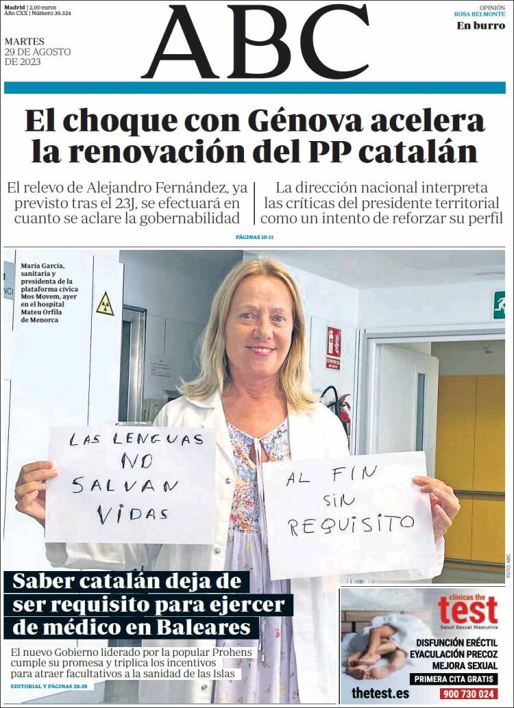 Portada de ABC (Espa&ntilde;a)