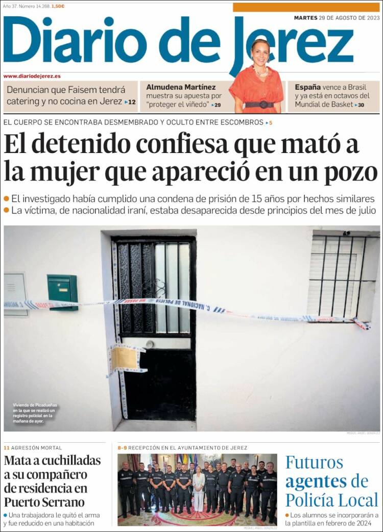 Portada de Diario de Jerez (Espa&ntilde;a)