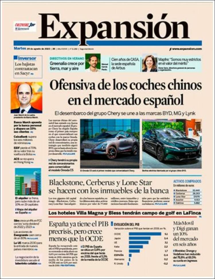 Portada de Expansión (Espa&ntilde;a)