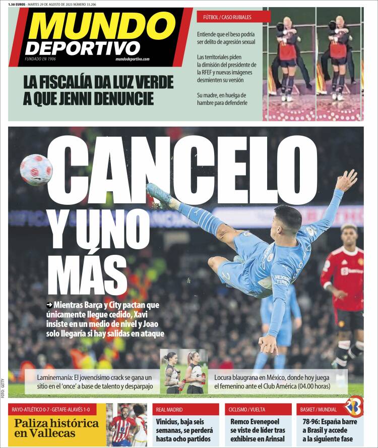 Portada de El Mundo Deportivo (Espa&ntilde;a)
