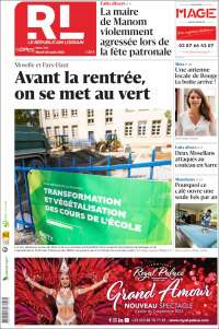 Portada de Le Republicain Lorrain (France)