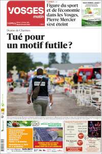 Portada de Vosges Matin (France)