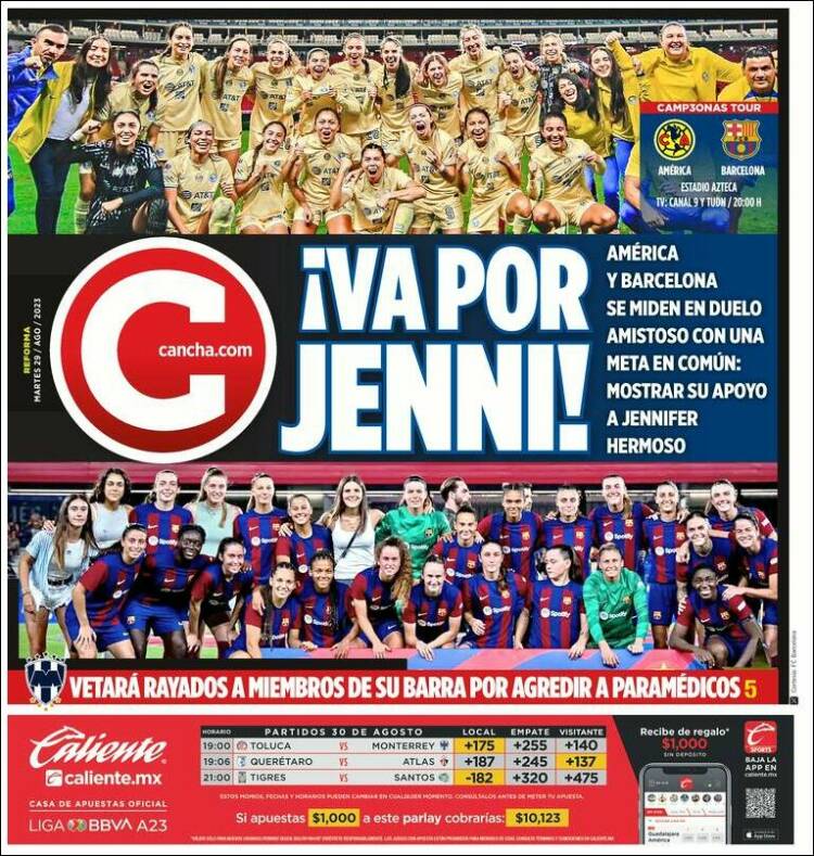 Portada de Cancha (M&eacute;xico)