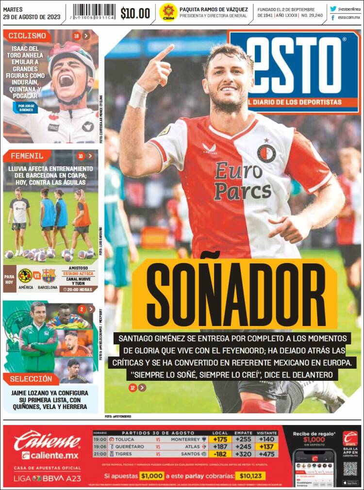 Portada de Esto (M&eacute;xico)