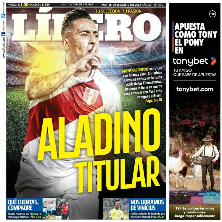 Portada de Líbero (Per&uacute;)