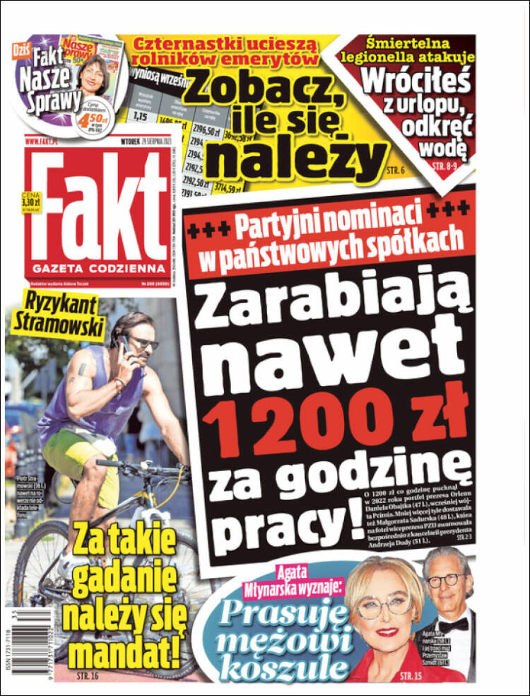 Portada de Fakt (Polonia)