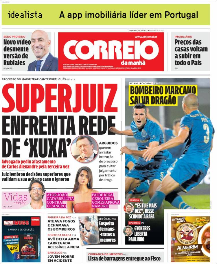 Portada de Correio da Manhã (Portugal)