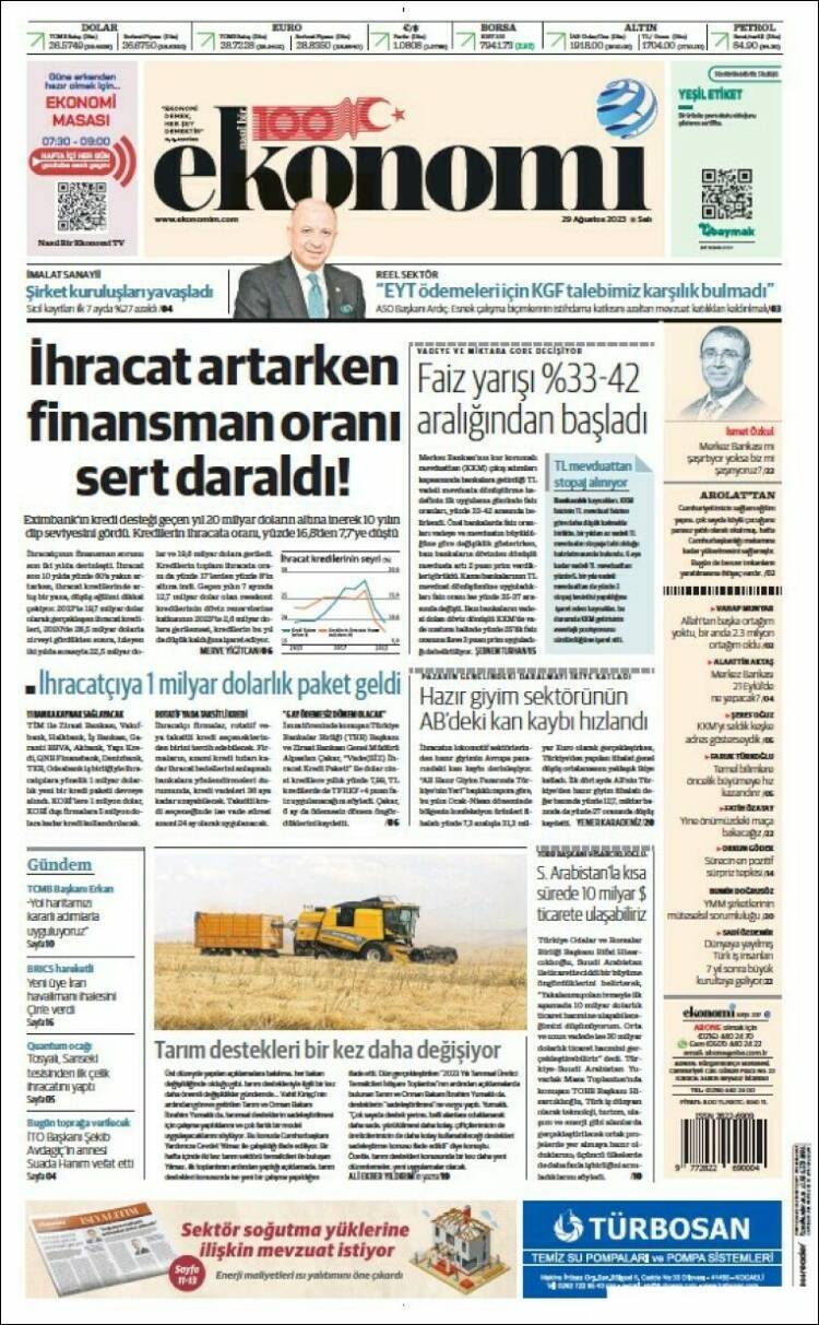 Portada de Dünya (Turqu&iacute;a)