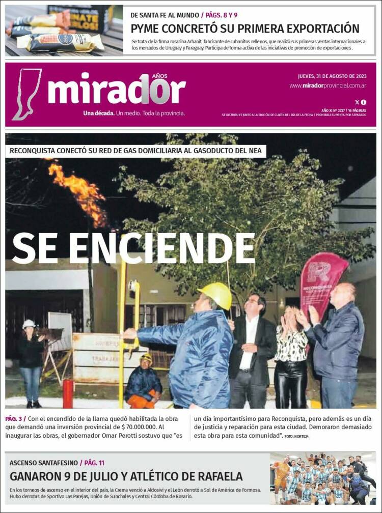 Portada de Mirador Provincial (Argentina)