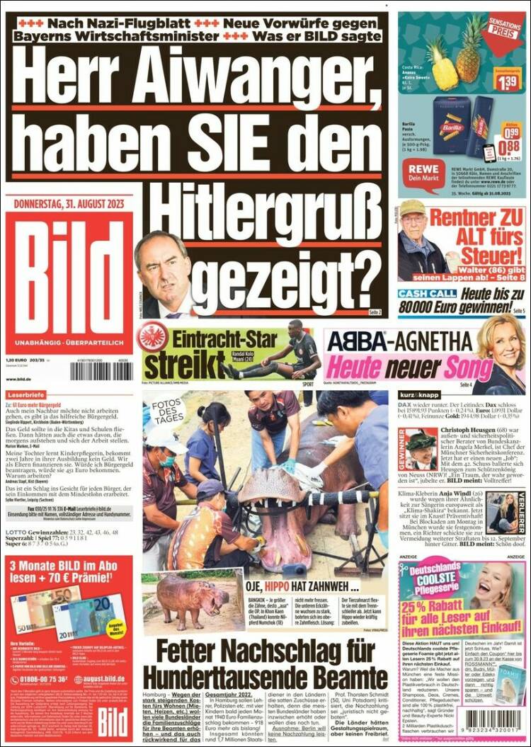 Portada de Bild (Alemania)