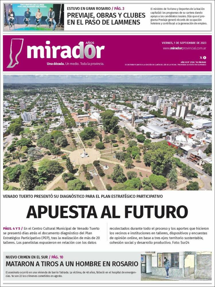 Portada de Mirador Provincial (Argentina)