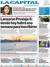 Portada de Diario La Capital - Mar del Plata (Argentina)